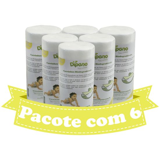 Kit com 6 Bioliners 100% Milho